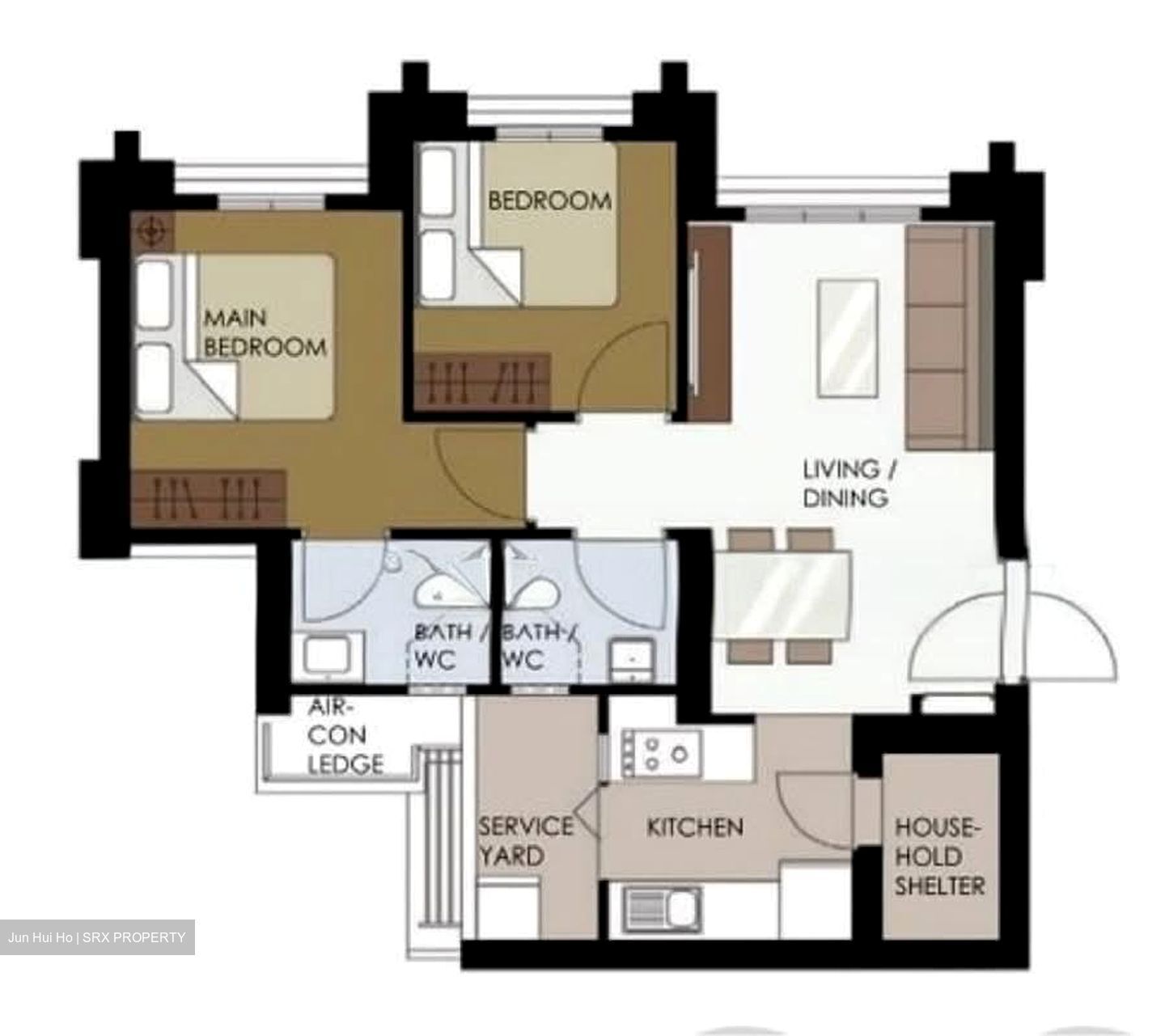 Blk 32 Skyresidence @ Dawson (Queenstown), HDB 3 Rooms #566690721